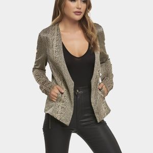 Tart Collection Snake Print Blazer